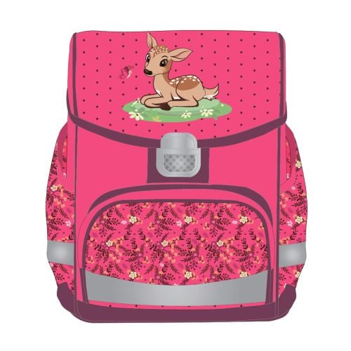 Ghiozdane scolare, GHIOZDAN HERLITZ FIT, NEECHIPAT, DIMENSIUNE 35 X 26 X 17 CM, MODEL PINK WOODS - vectordirect.ro