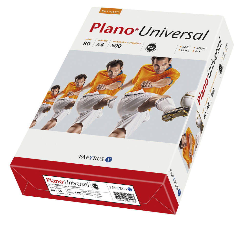 Plano, Hartie copiator A4, Plano Universal, 80g, 500 coli/top - vectordirect.ro