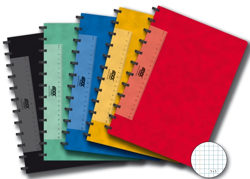 Rechizite scolare Noki BIC Adoc CENTROPEN Standardgraph Sheaffer, Caiet A4, 72 file - 90g/mp, coperta carton color embosat, AURORA Adoc - matematica - vectordirect.ro