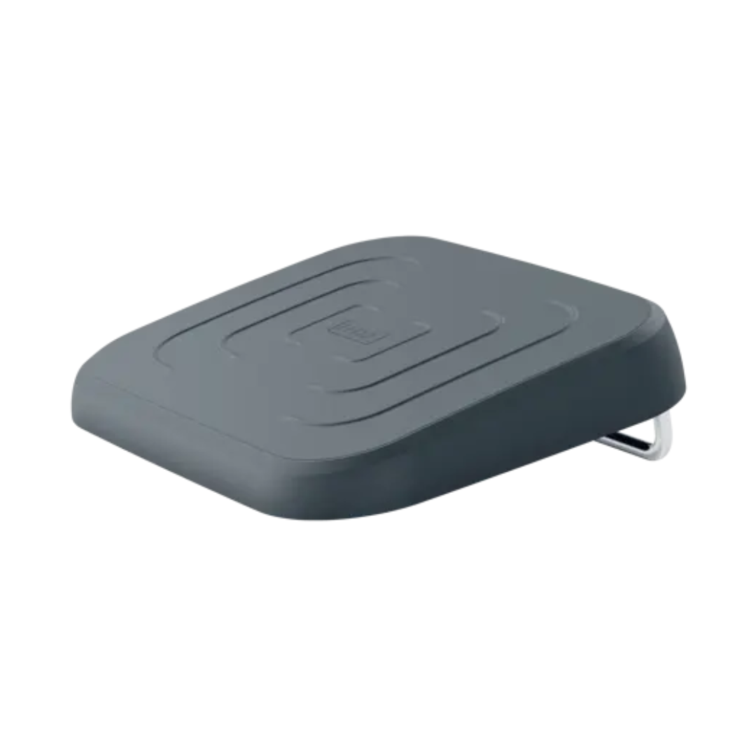 Suporti picioare, Suport ergonomic LEITZ Ergo, pentru picioare, ajustabil, plastic partial reciclat, gri-carbune - vectordirect.ro