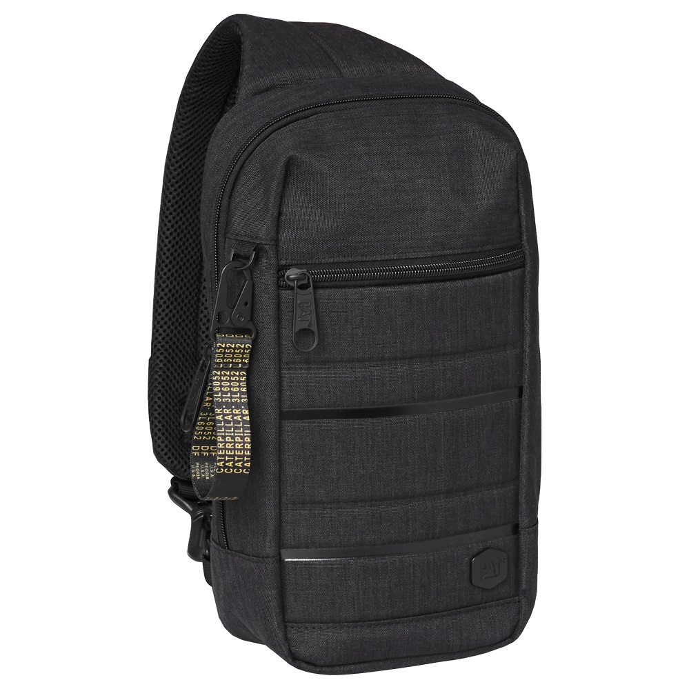 Toate produsele, Borseta de umar CATERPILLAR Bizz Tools-Cross body, material 600D poliester, buzunar cu fermoar-negru - vectordirect.ro