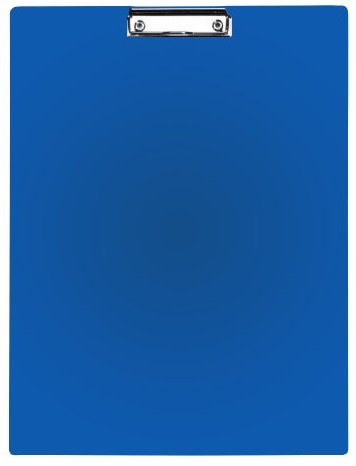 Clipboard simplu A3 - portrait, plastifiat PVC, ALCO - albastru