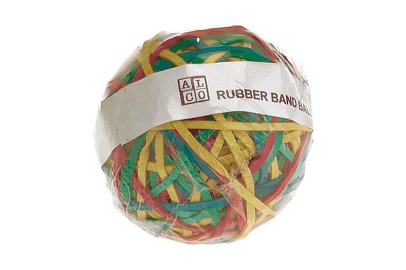 Buzunare, Elastice pentru bani,  190g/minge, D 70 x 6mm, ALCO - vectordirect.ro