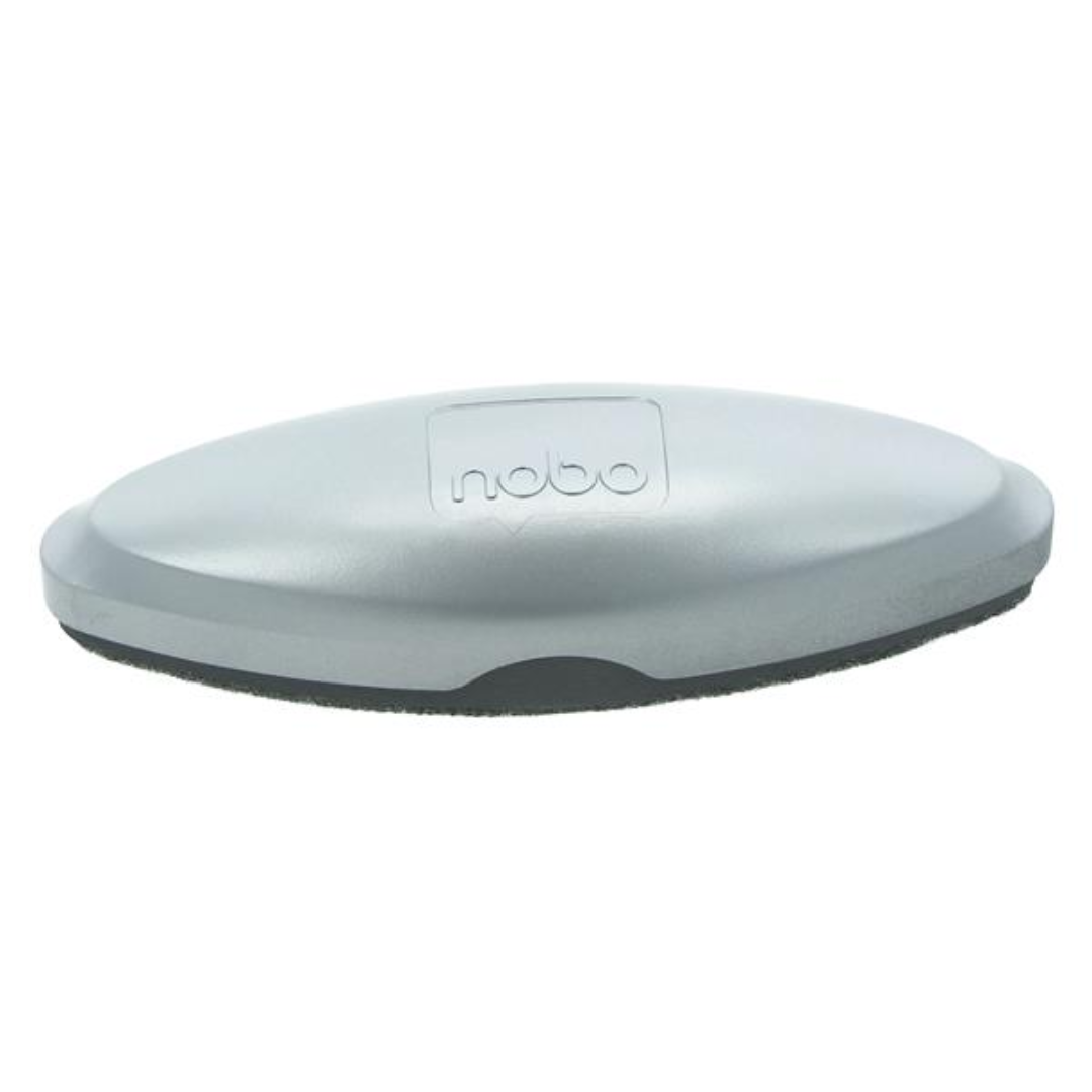 Nobo, Burete NOBO, pentru curatare table din sticla, magnetic, rezerva detasabila si lavabila, argintiu - vectordirect.ro