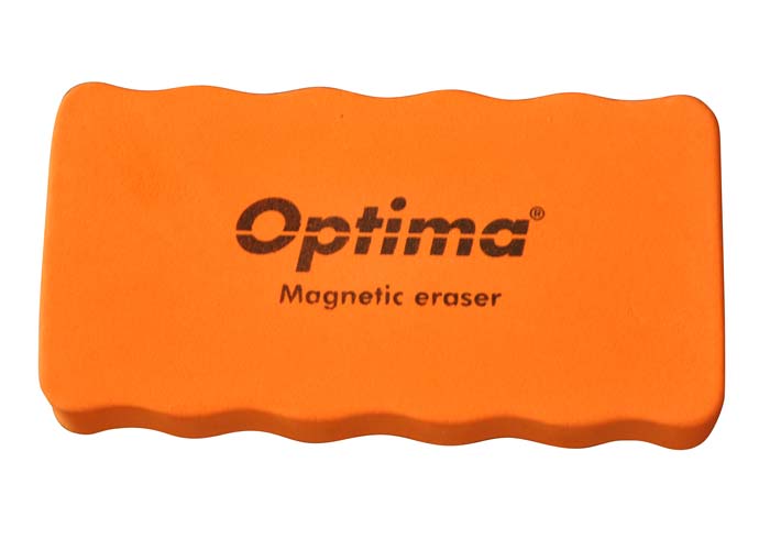 Table magnetice albe Optima, Burete magnetic pentru tabla alba de scris, Optima - vectordirect.ro