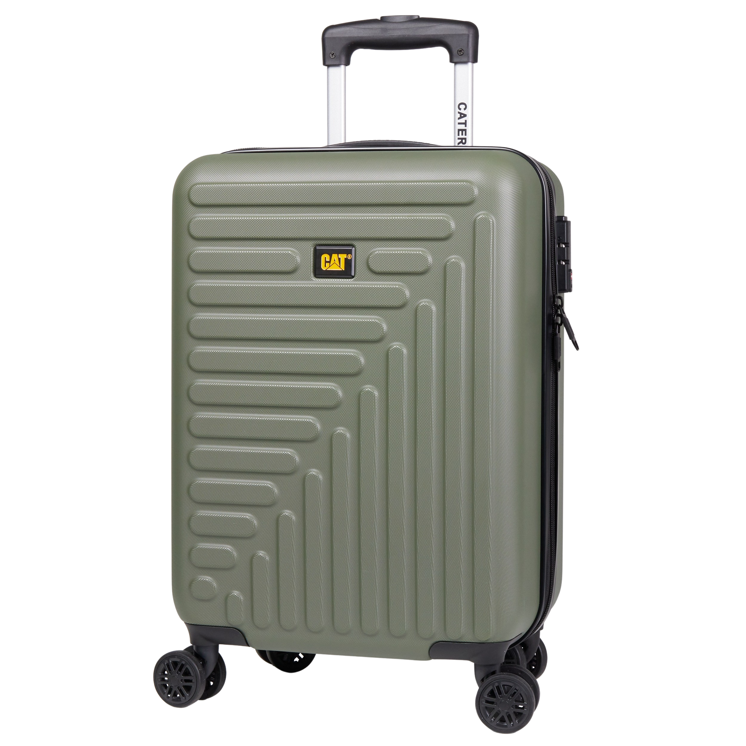 Campanie Trollere Caterpillar, Troller cabina mic, CATERPILLAR Rockford, 37.5 x 23.5 x 54 cm (Lxlxh), 35L, ABS - olive - vectordirect.ro