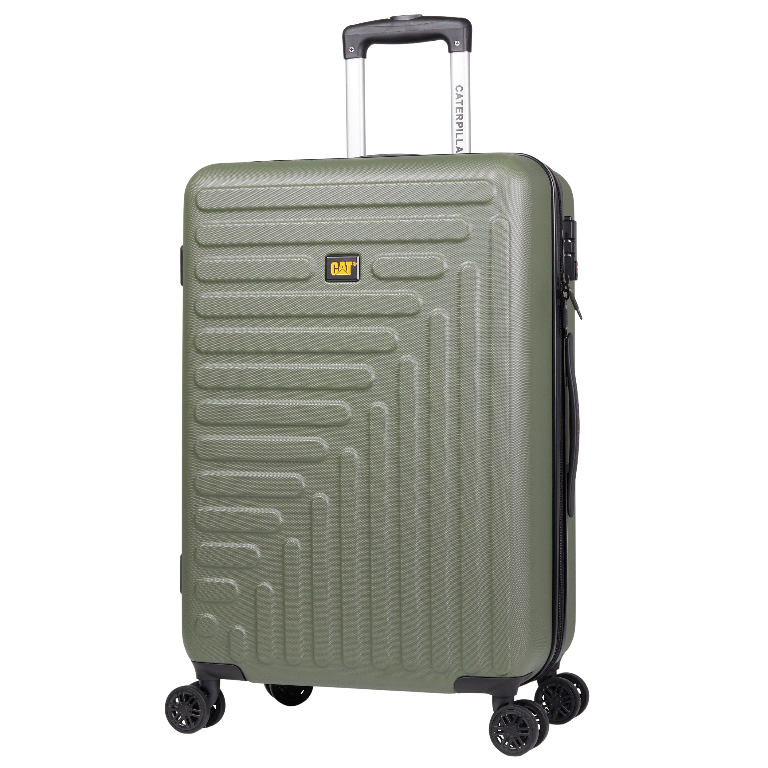 Campanie Trollere Caterpillar, Troller mediu CATERPILLAR Rockford, 44 x 28.5 x 65 cm (Lxlxh), 59L, ABS - olive - vectordirect.ro