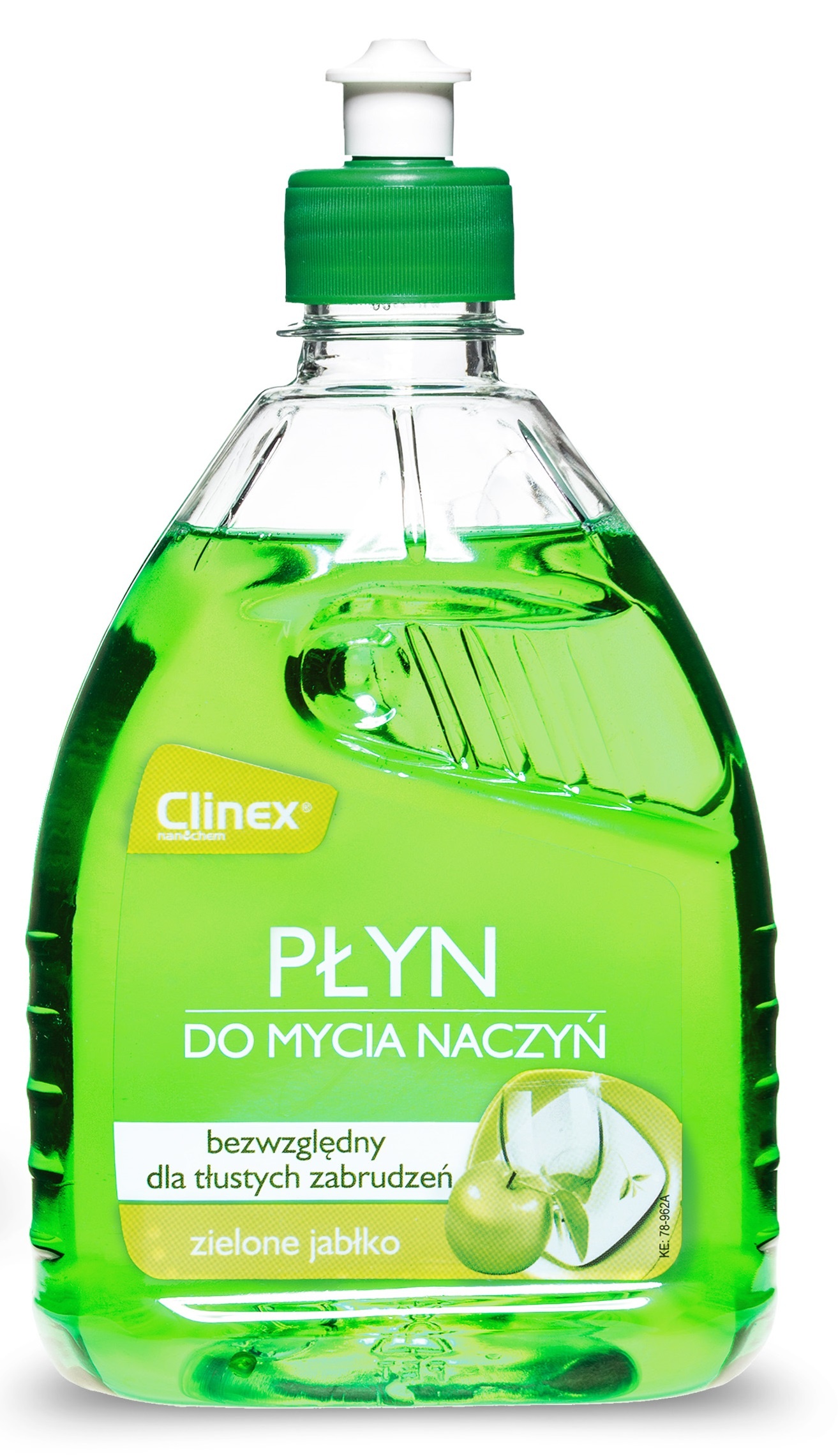 Curatare bucatarii, CLINEX Hand Wash, 500 ml, cu pompita, detergent lichid pentru degresarea vaselor - cu miros de mar - vectordirect.ro