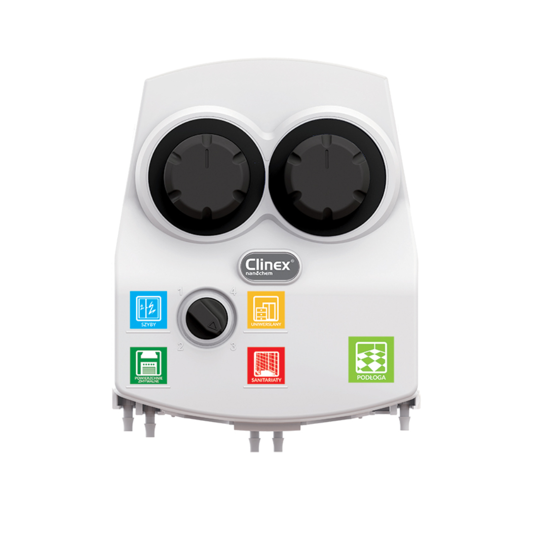Produse Clinex, Sistem dozare detergenti Brightwell ECOMULTI HF x4 + LFx 1 WH-GY - vectordirect.ro