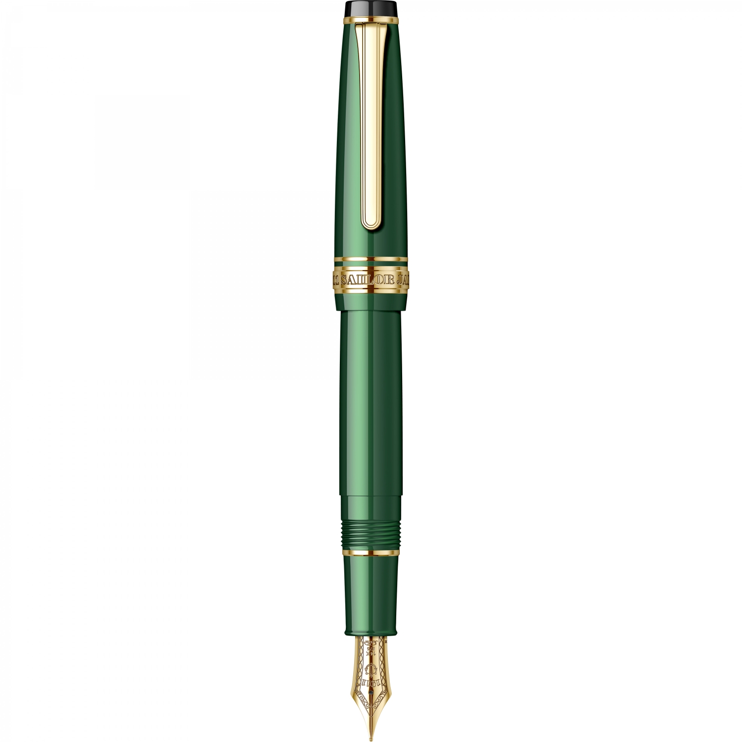 Stilou Slim Size 14k Nib Sailor Professional Gear Shikiori Setsugetsu Manyou Green GT