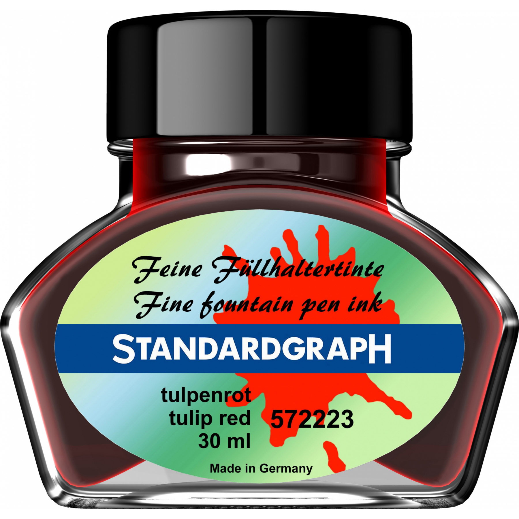 Rechizite scolare Standardgraph, Calimara 30 ml Standardgraph Core Tulip Red - vectordirect.ro