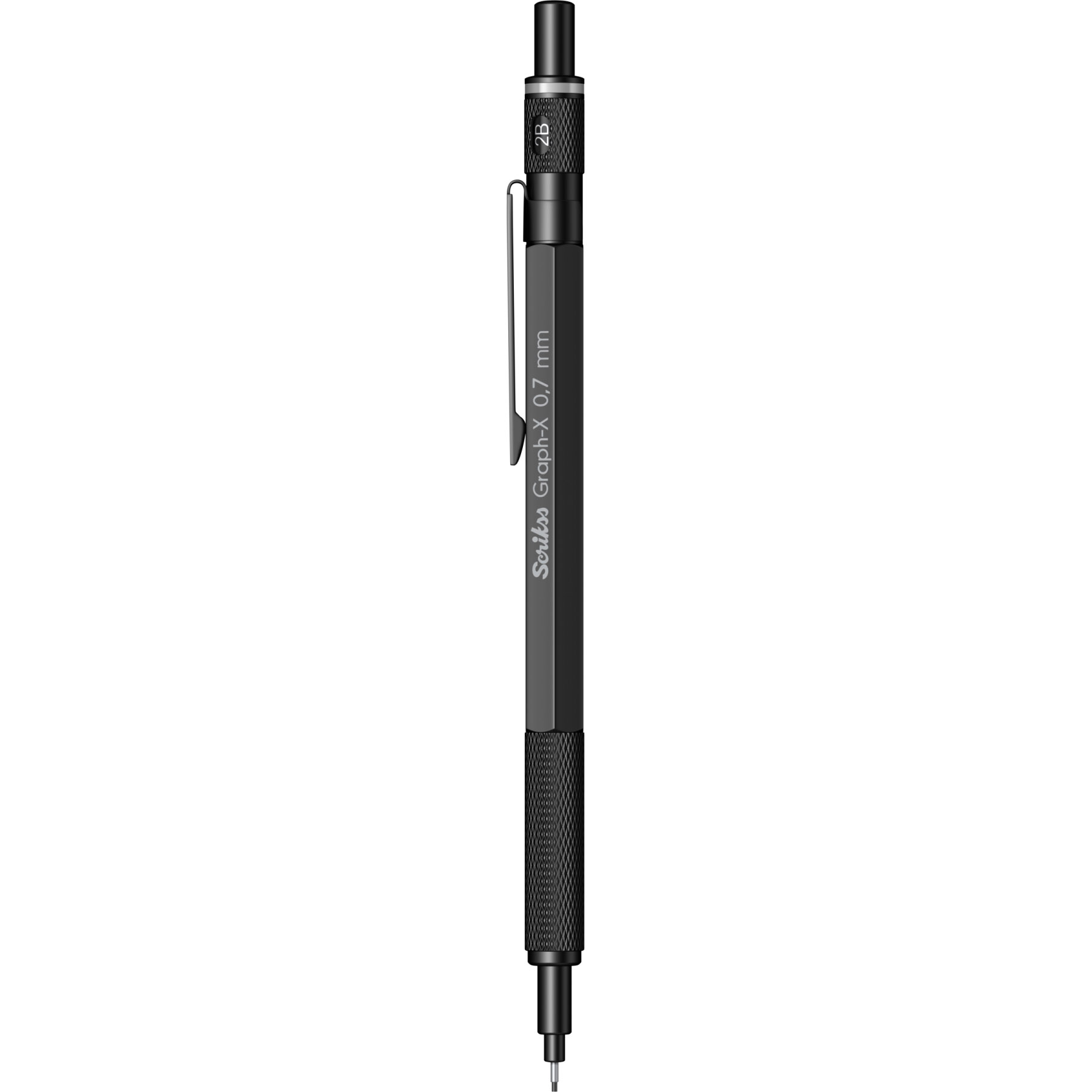 Creion Mecanic 0.7 Scrikss Graph-X Matt Black BT