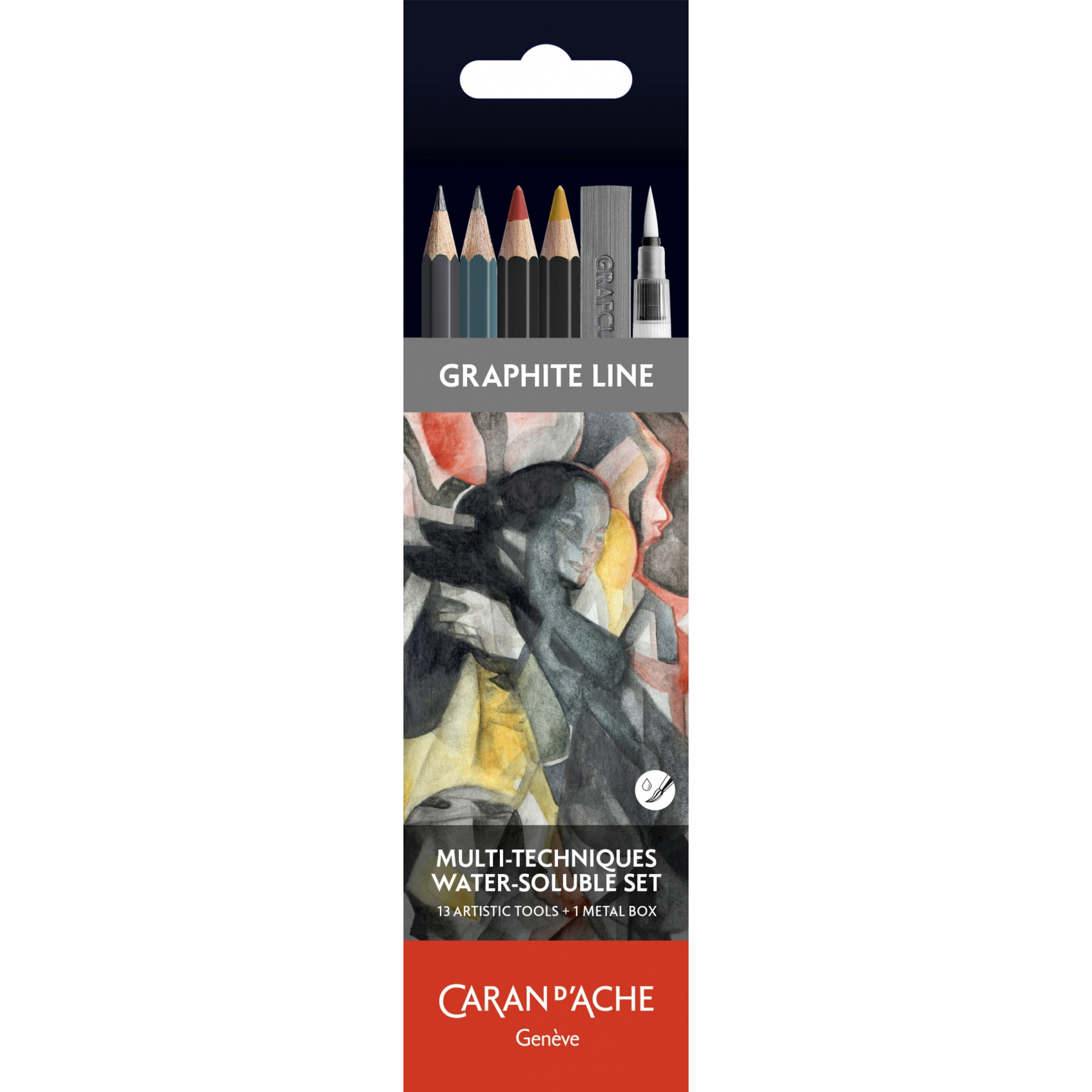 Set 13 Creioane Grafit Carandache Graphite Line Pencil