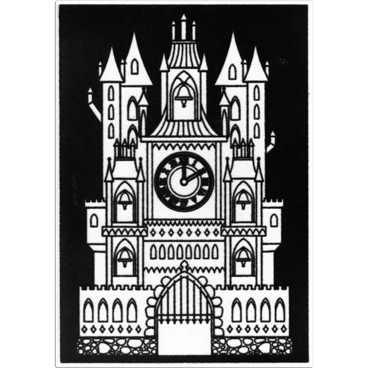 Plansa de Catifea pentru Colorat Acvila Contrast Velvet Medieval 5