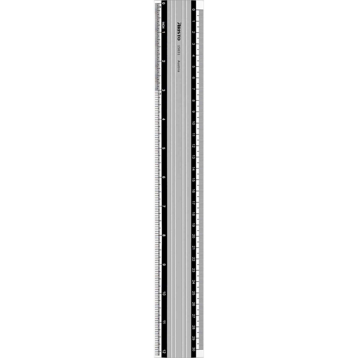 Rigla plata aluminiu Aristo Geo Drawing 30 cm