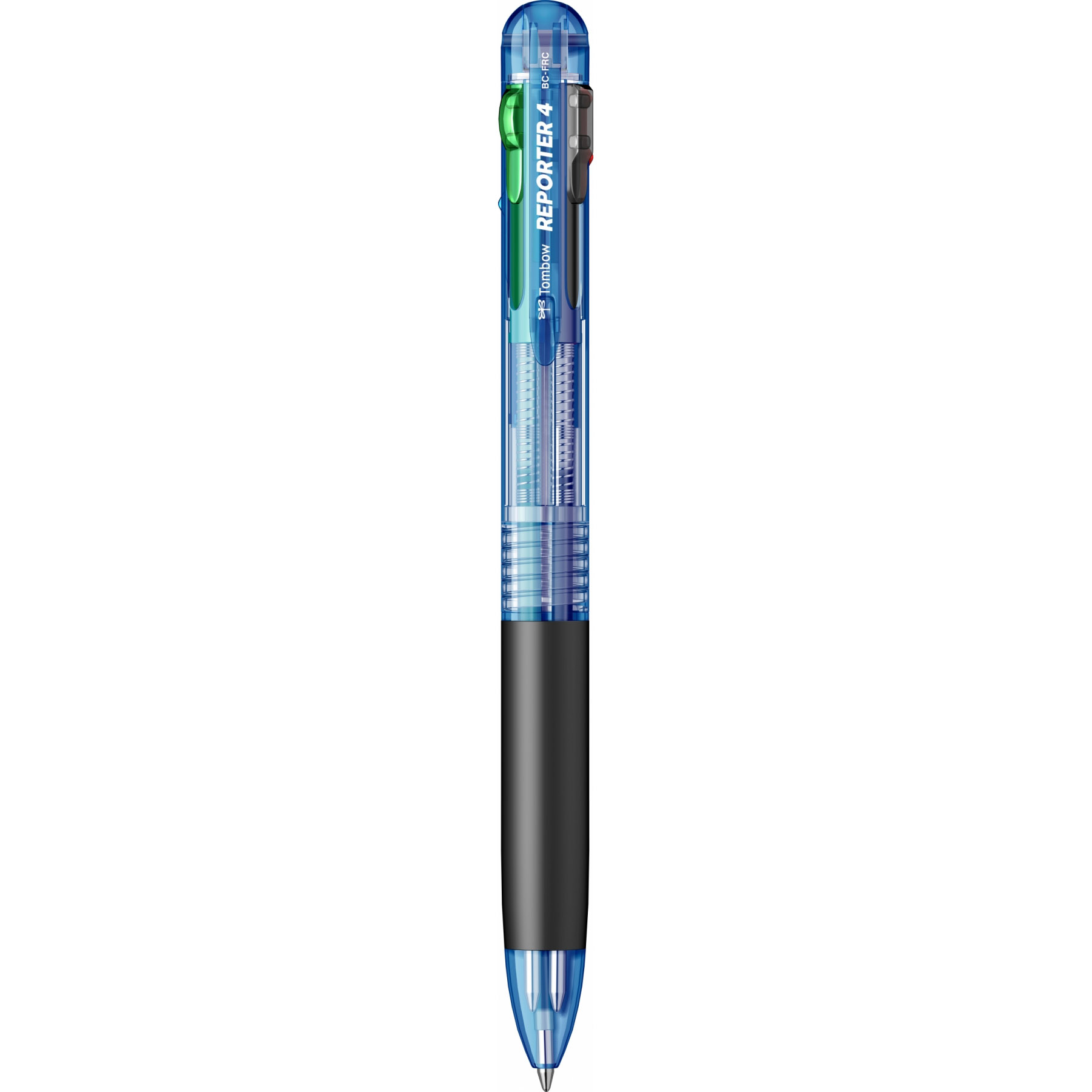 Rechizite scolare Tombow Nikidom Roller, Quatro Pen 0.7 M Tombow Reporter 4 Blue Translucid - vectordirect.ro