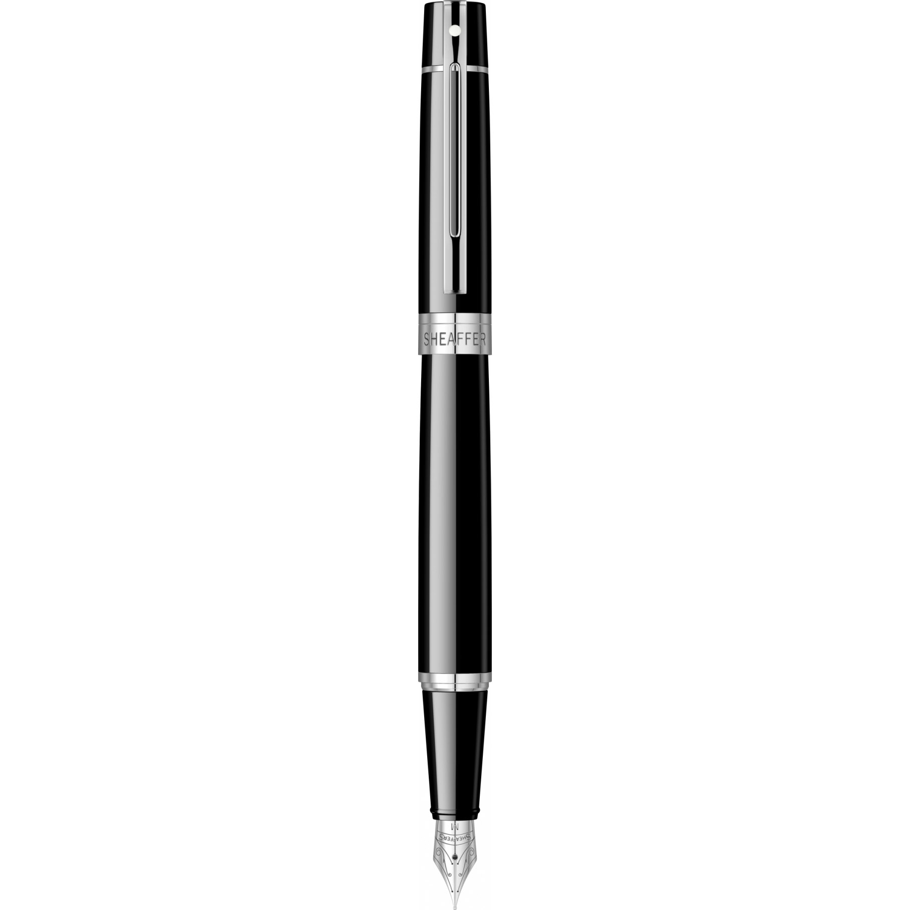 Stilouri Carioca Sheaffer, Stilou Sheaffer 300 Glossy Black CT - vectordirect.ro