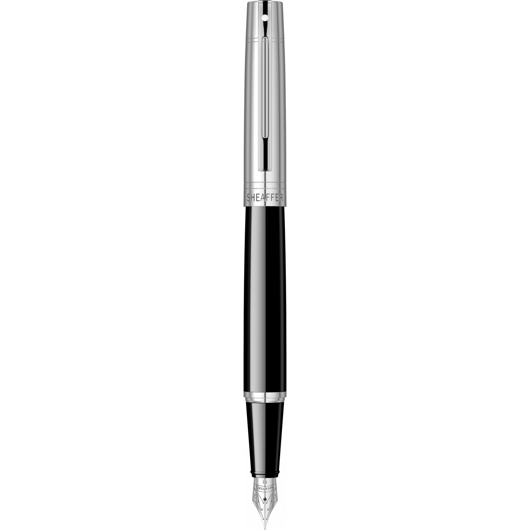 Stilouri Carioca Sheaffer, Stilou Sheaffer 300 Glossy Black & Chrome CT - vectordirect.ro