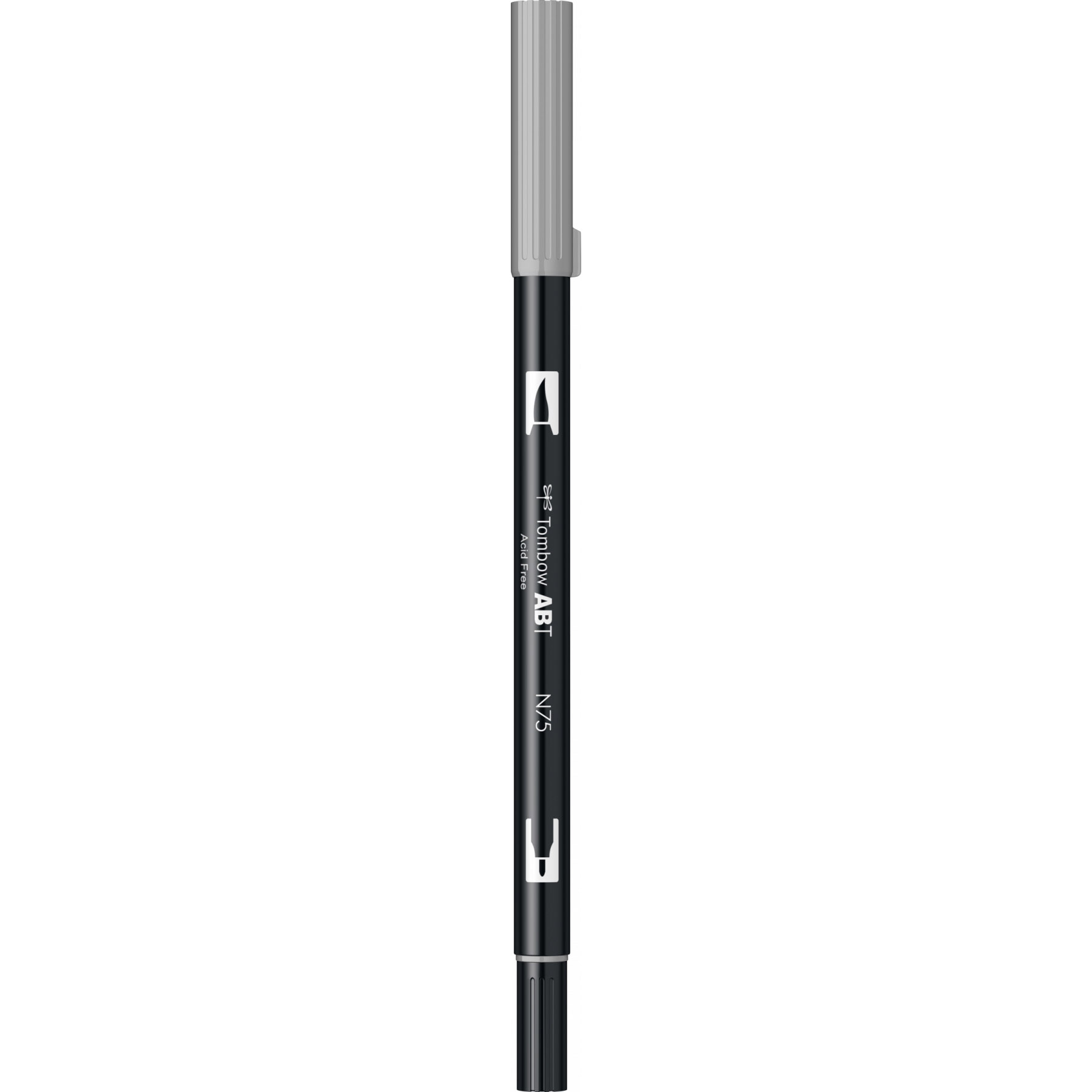 Marker Dual Brush Watercoloring Tombow ABT N75 Cool Grey 3