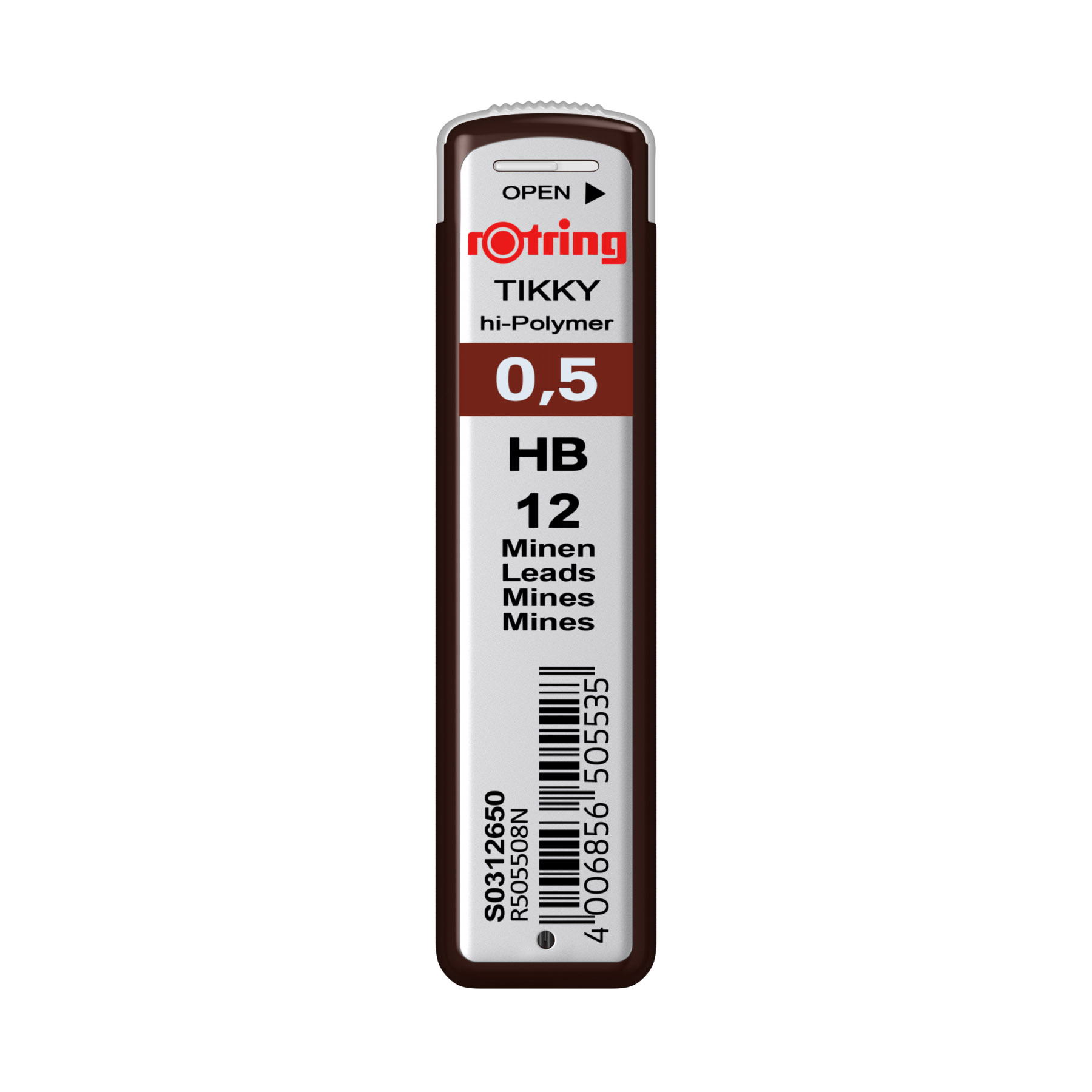 Mina Creion Mecanic Rotring Tikky 0.5 HB - Etui 12 Buc
