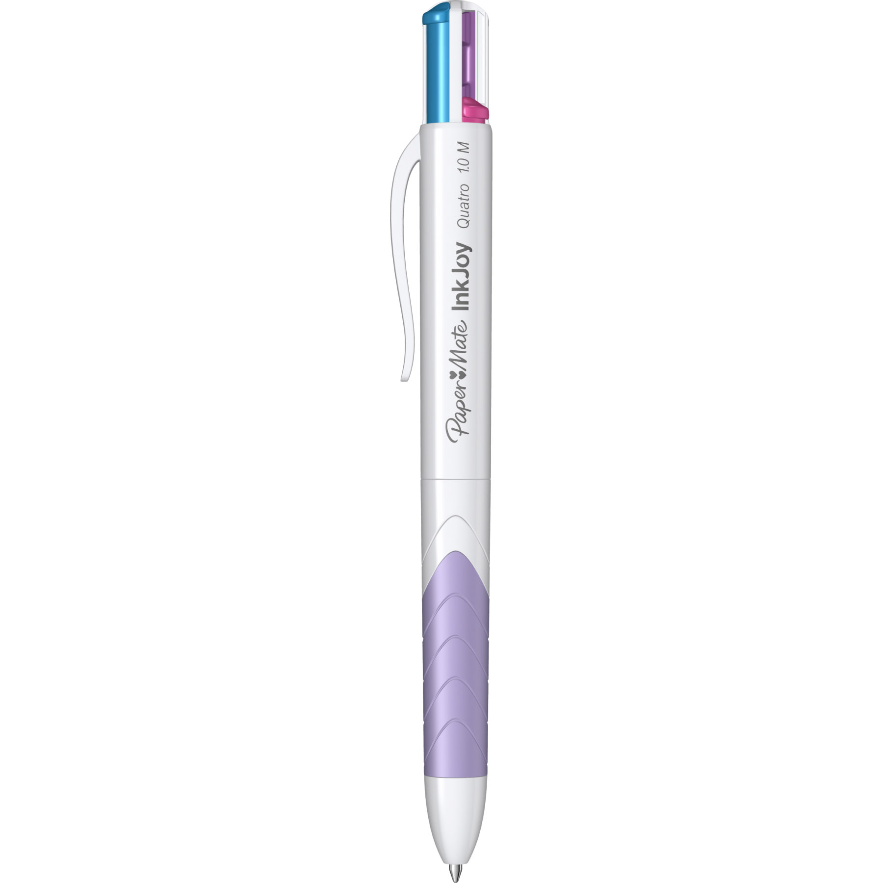 Rechizite scolare Zip..it Papermate, Quatro Pen 1.0 M PaperMate InkJoy Quatro White Fun - vectordirect.ro