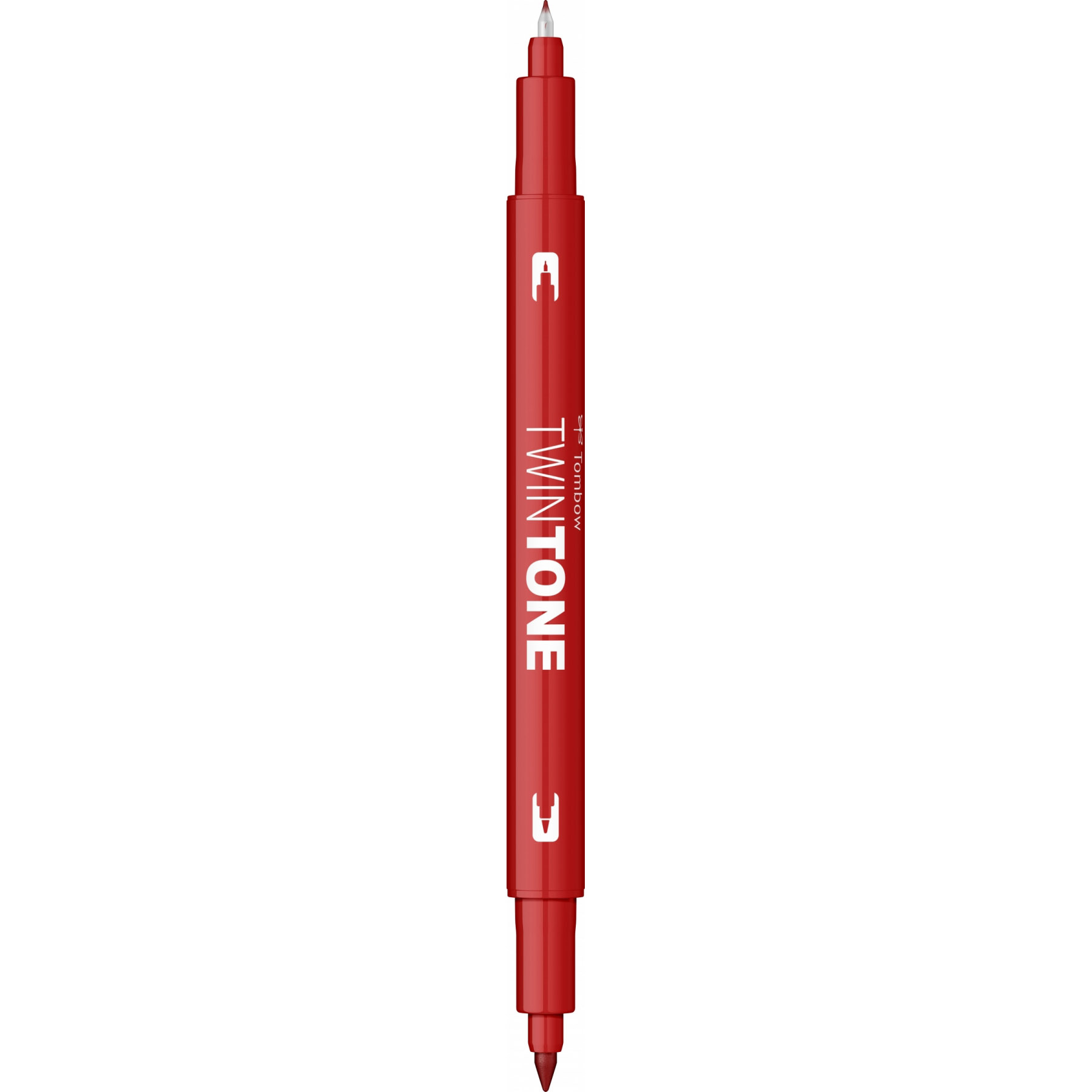Marker Coloring Twin Tip Tombow TwinTone 75 Strawberry Red