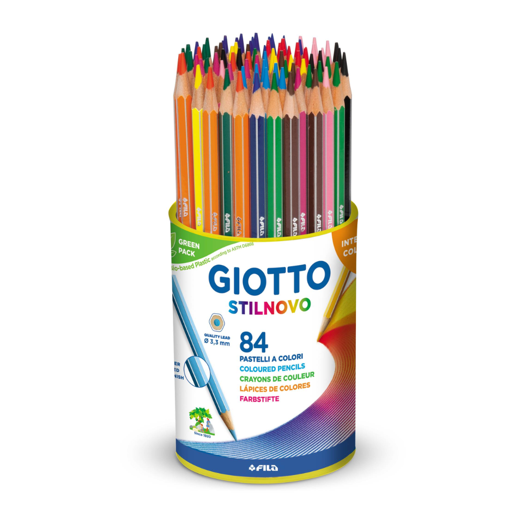 Toate produsele, Creioane colorate 84 culori/tub, GIOTTO Stilnovo - vectordirect.ro