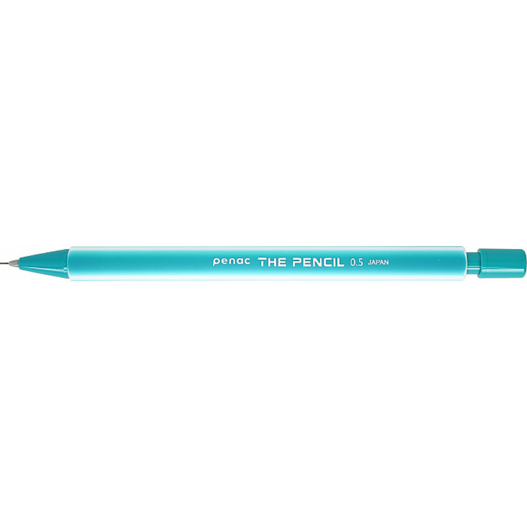 Creioane si mine creion, Creion mecanic PENAC The Pencil, rubber grip, 0.5mm, varf plastic - corp verde - vectordirect.ro