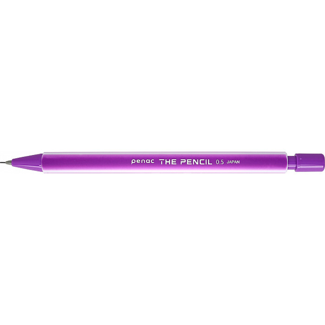Creioane si mine creion, Creion mecanic PENAC The Pencil, rubber grip, 0.5mm, varf plastic - corp violet - vectordirect.ro