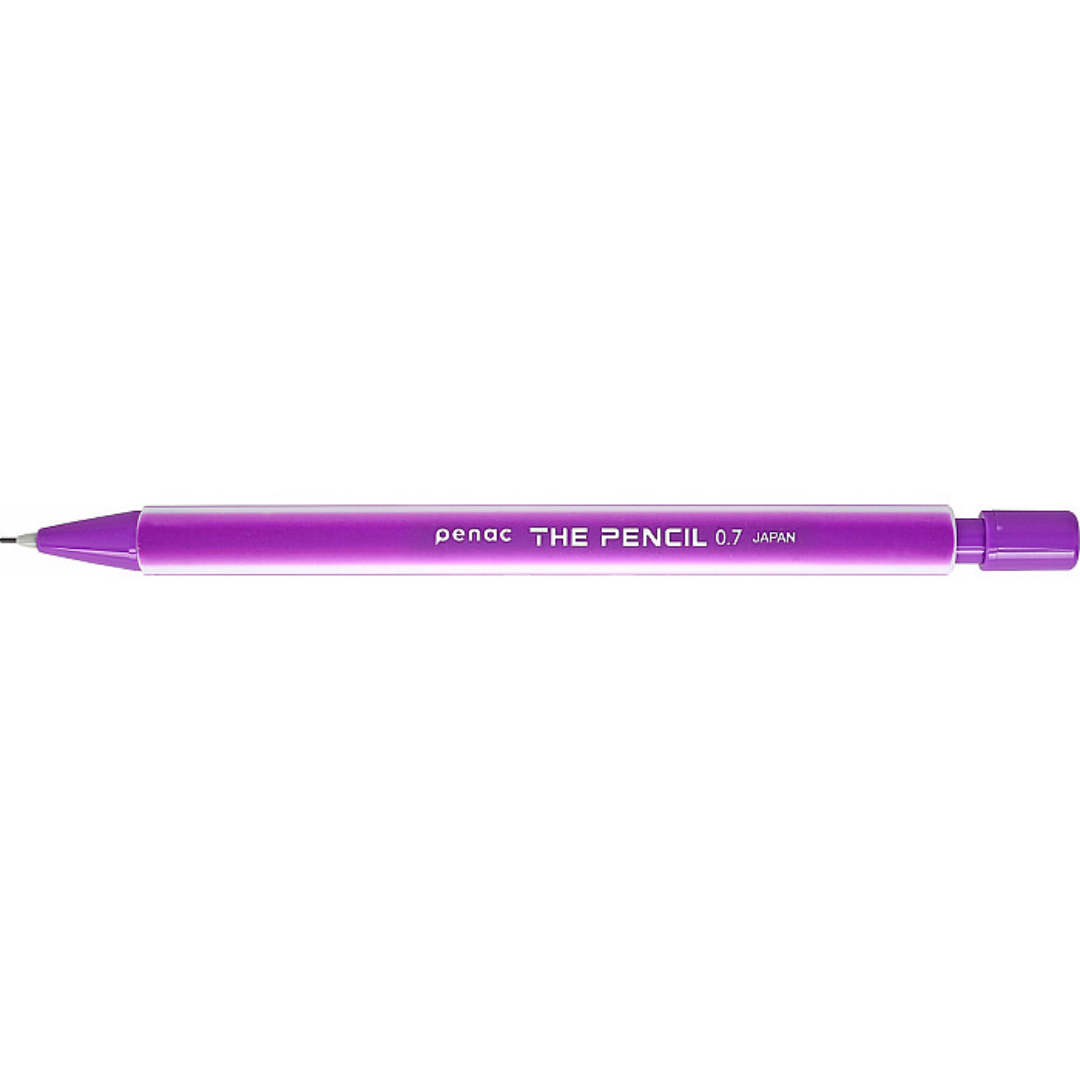 Creioane si mine creion, Creion mecanic PENAC The Pencil, rubber grip, 0.7mm, varf plastic - corp violet - vectordirect.ro