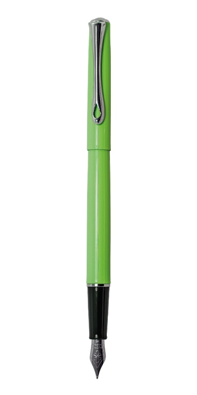 Stilouri, Stilou DIPLOMAT Traveller, cu penita M, din otel inoxidabil - lumi green - vectordirect.ro