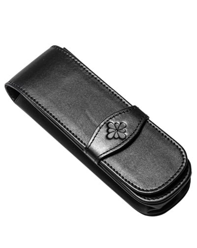 Etui din piele, pentru 2 instrumente de scris, Diplomat