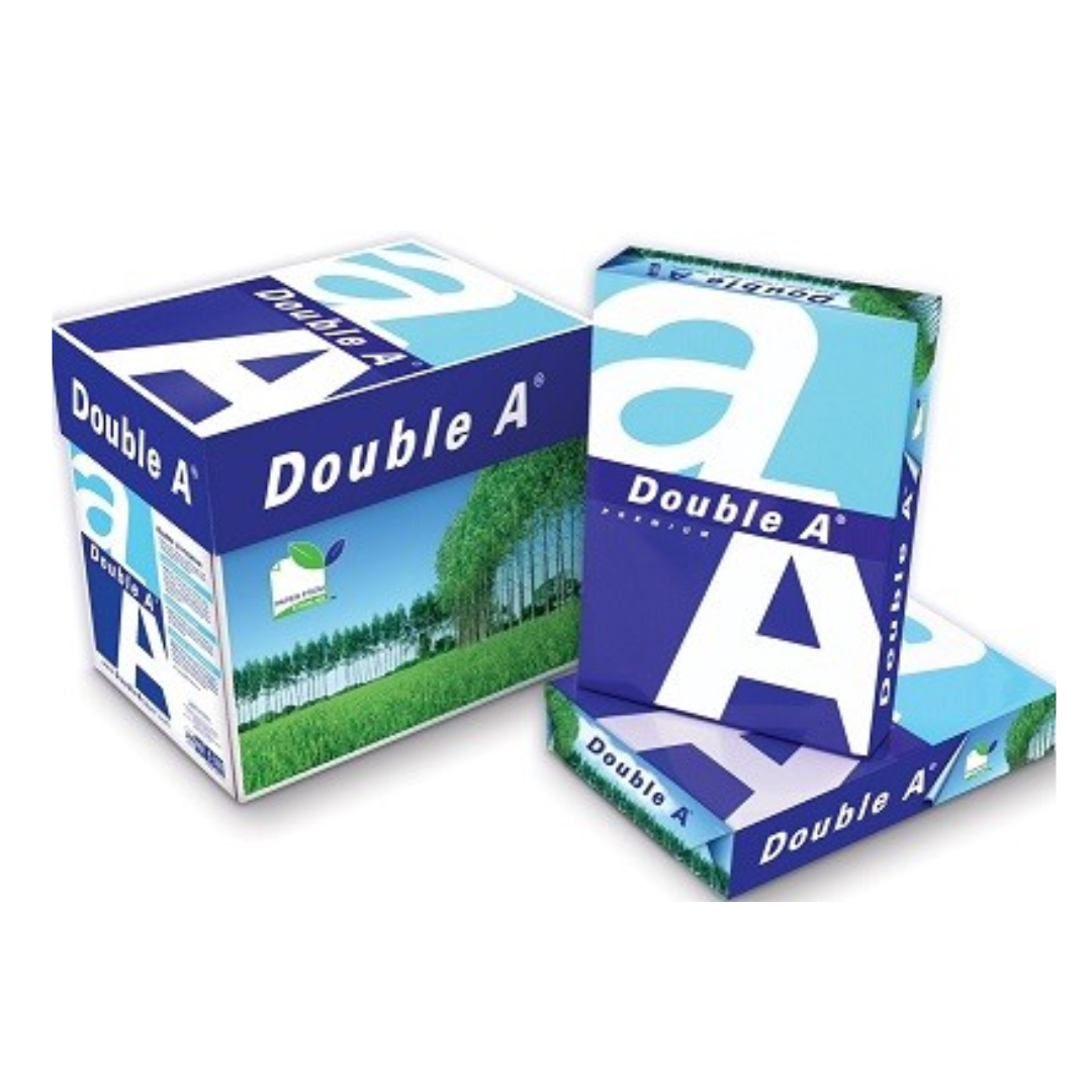 Produse Eco-Friendly, Hartie alba pentru copiator  A4, 70g/mp, 500coli/top, 5 topuri/cutie, Double A - vectordirect.ro