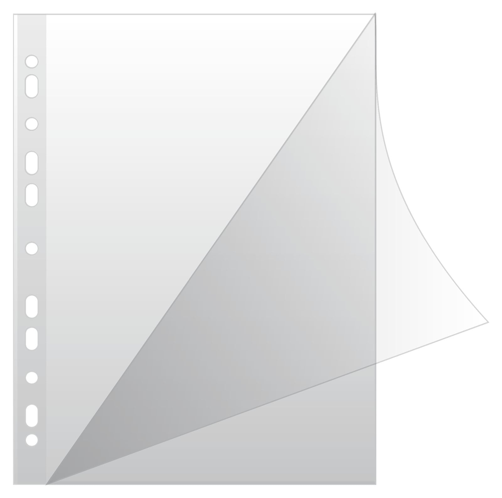 Folie protectie "L" pentru documente A4, 150 microni, 50 buc/set, DONAU - cristal
