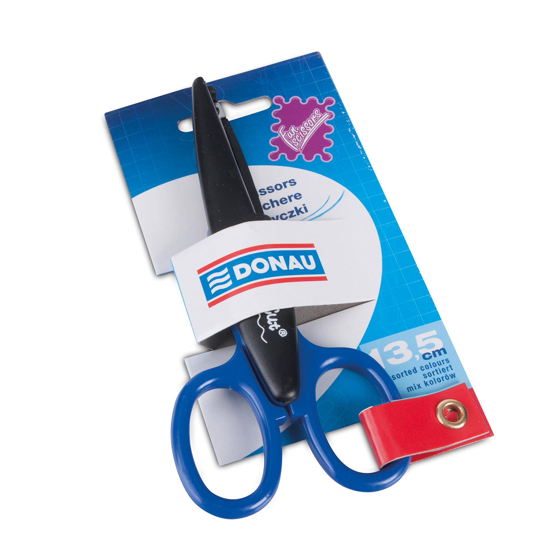 Rechizite scolare Standardgraph Rapid Zipit Sheaffer, Foarfeca decorativa pentru copii, 13.5cm, in blister, DONAU - culori asortate - vectordirect.ro