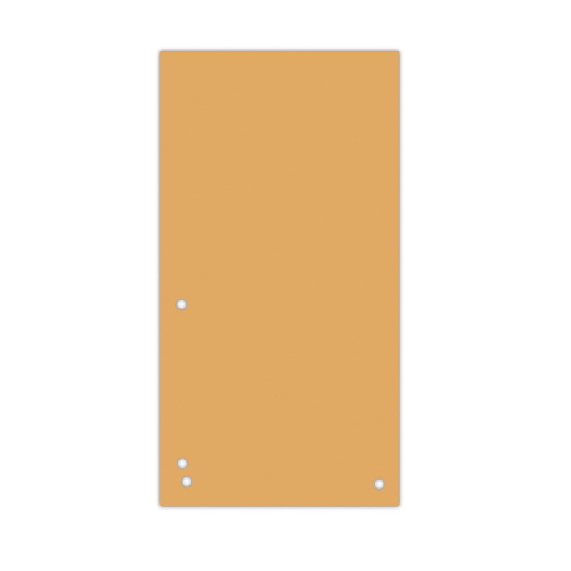 Toate produsele, Separatoare biblioraft, carton 190 g/mp, 105 x 235mm, 100 buc/set, DONAU Duo - orange - vectordirect.ro