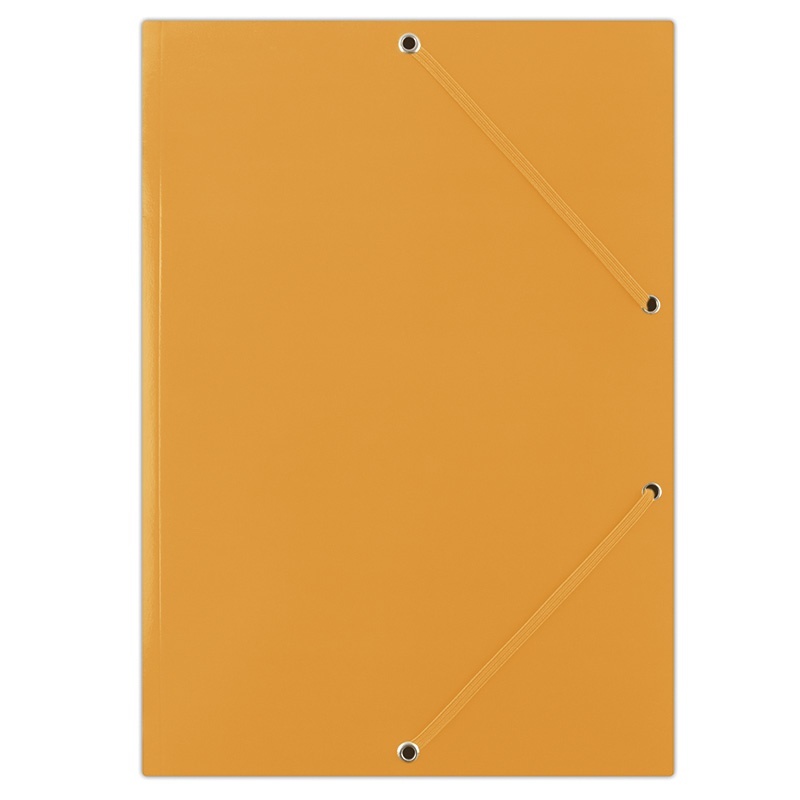 Tavite pentru documente, Mapa din carton plastifiat, cu elastic pe colturi, 400gsm, DONAU - portocaliu - vectordirect.ro