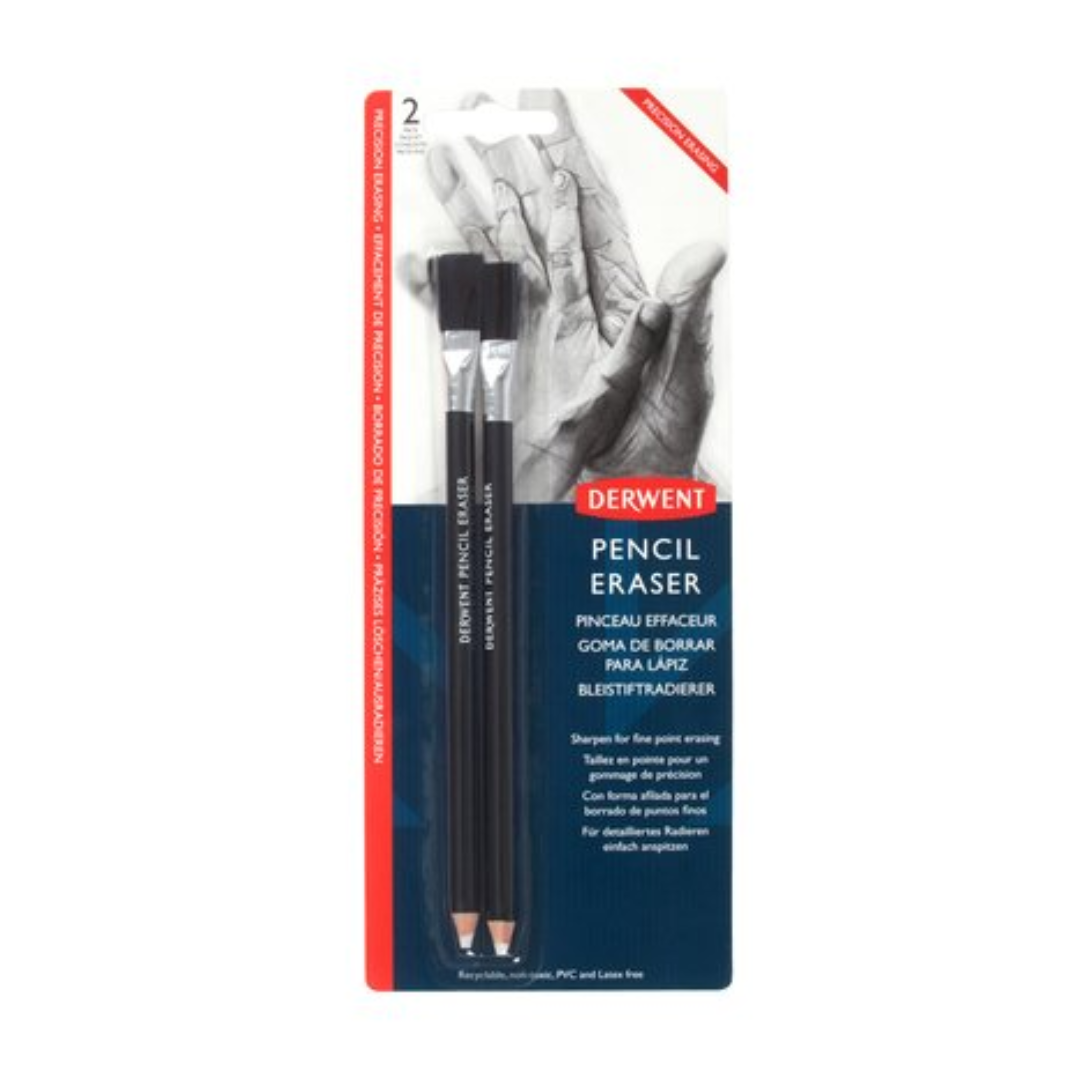 Derwent, Radiera Derwent Professional, 2 buc/set, tip creion, pensula inclusa - vectordirect.ro