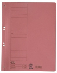 Dosare si folii de protectie DELI, Dosar carton cu capse coperta 1/1 ELBA Smart Line - rosu - vectordirect.ro