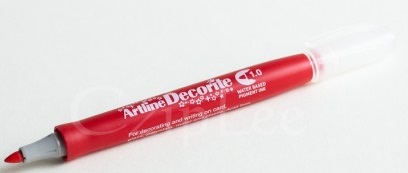 Toate produsele, Marker ARTLINE Decorite, varf rotund 1.0mm - rosu - vectordirect.ro