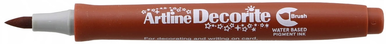 Toate produsele, Marker ARTLINE Decorite, varf flexibil (tip pensula) - maro - vectordirect.ro