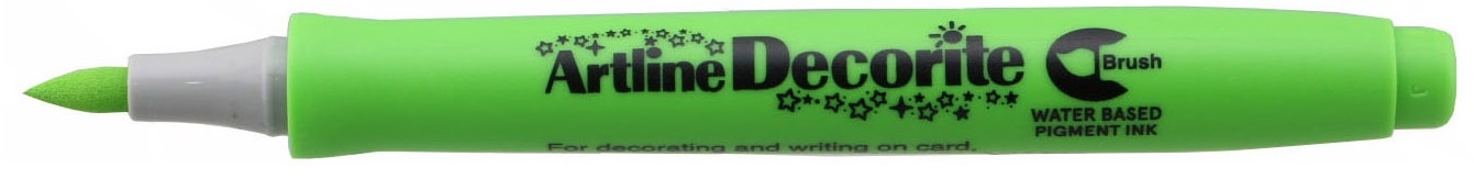 Toate produsele, Marker ARTLINE Decorite, varf flexibil (tip pensula) - vernil - vectordirect.ro