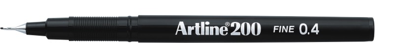 Pixuri BIC, Liner ARTLINE 200, varf fetru 0.4mm - negru - vectordirect.ro