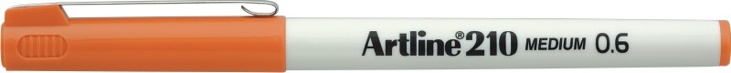 Toate produsele, Liner ARTLINE 210, varf fetru 0.6mm - portocaliu - vectordirect.ro