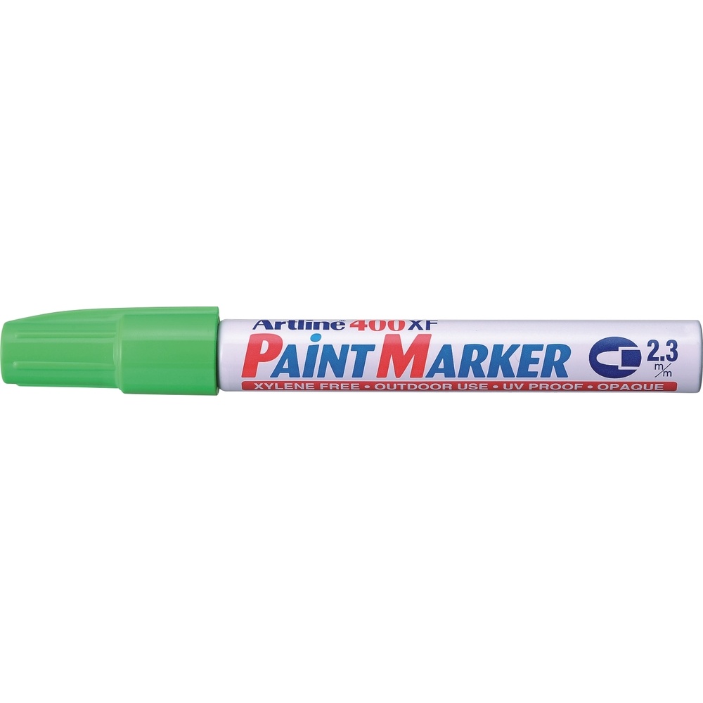 Toate produsele, Marker cu vopsea ARTLINE 400XF, corp metalic, varf rotund 2.3mm - vernil - vectordirect.ro