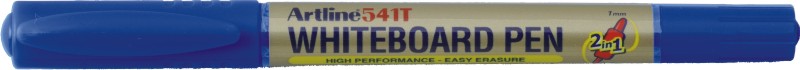 Toate produsele, Marker pentru tabla de scris ARTLINE 541T, doua capete - varfuri rotunde 0.4mm/1.0mm - albastru - vectordirect.ro