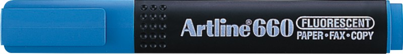 Toate produsele, Textmarker ARTLINE 660, varf tesit 1.0-4.0mm - bleu - vectordirect.ro