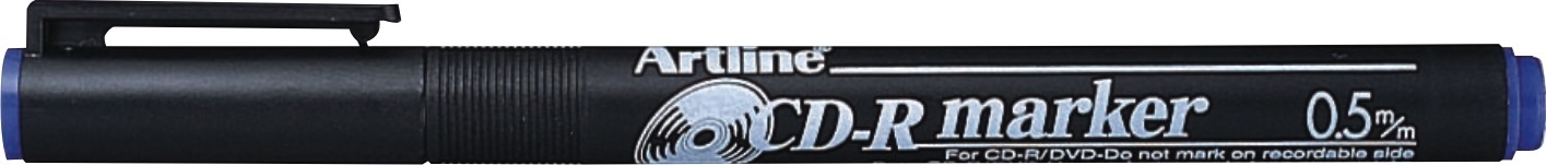 Toate produsele, CD/DVD-marker ARTLINE 883, corp plastic, varf rotund 0.5mm - albastru - vectordirect.ro
