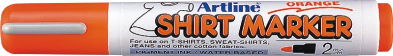 Toate produsele, Marker pentru textile Artline T-Shirt, corp plastic, varf rotund 2.0mm - portocaliu pastel - vectordirect.ro
