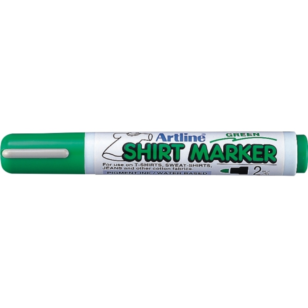 Toate produsele, T-Shirt marker ARTLINE, corp plastic, varf rotund 2.0mm - verde - vectordirect.ro